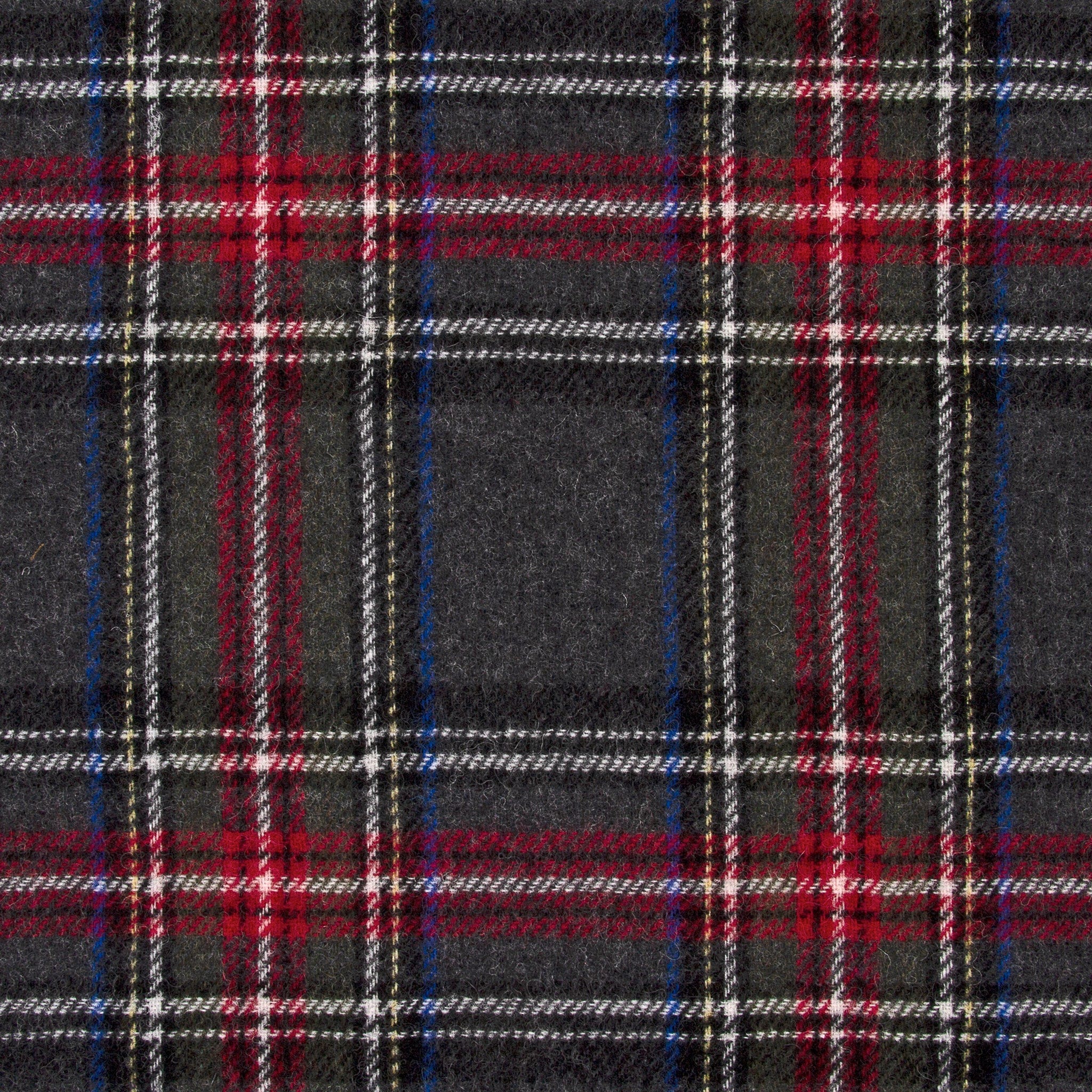 Tartan Wool Scarf - Charcoal - Universal Works - STAG Provisions - Accessories - Scarves
