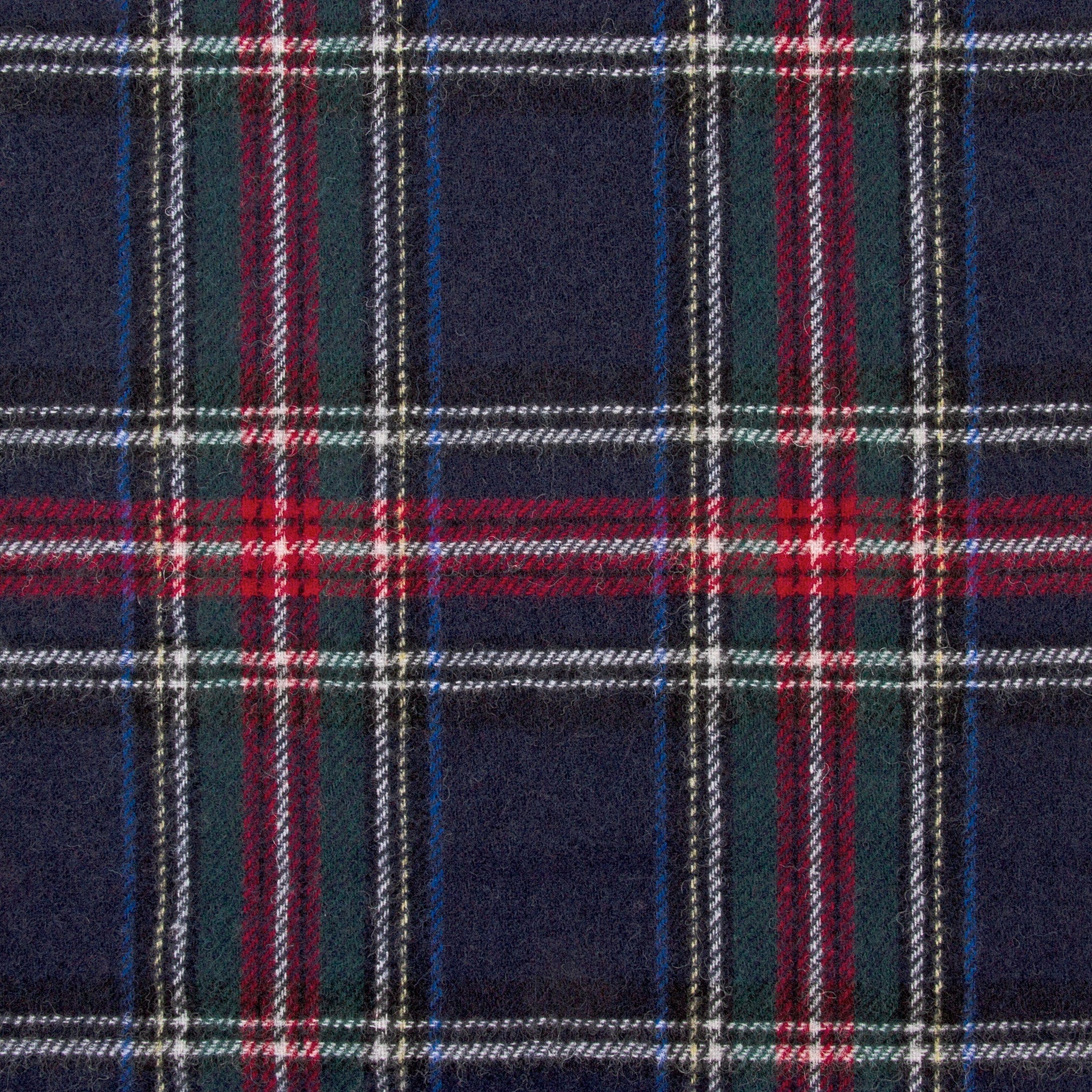 
                          Tartan Wool Scarf - Navy - Universal Works - STAG Provisions - Accessories - Scarves
                        