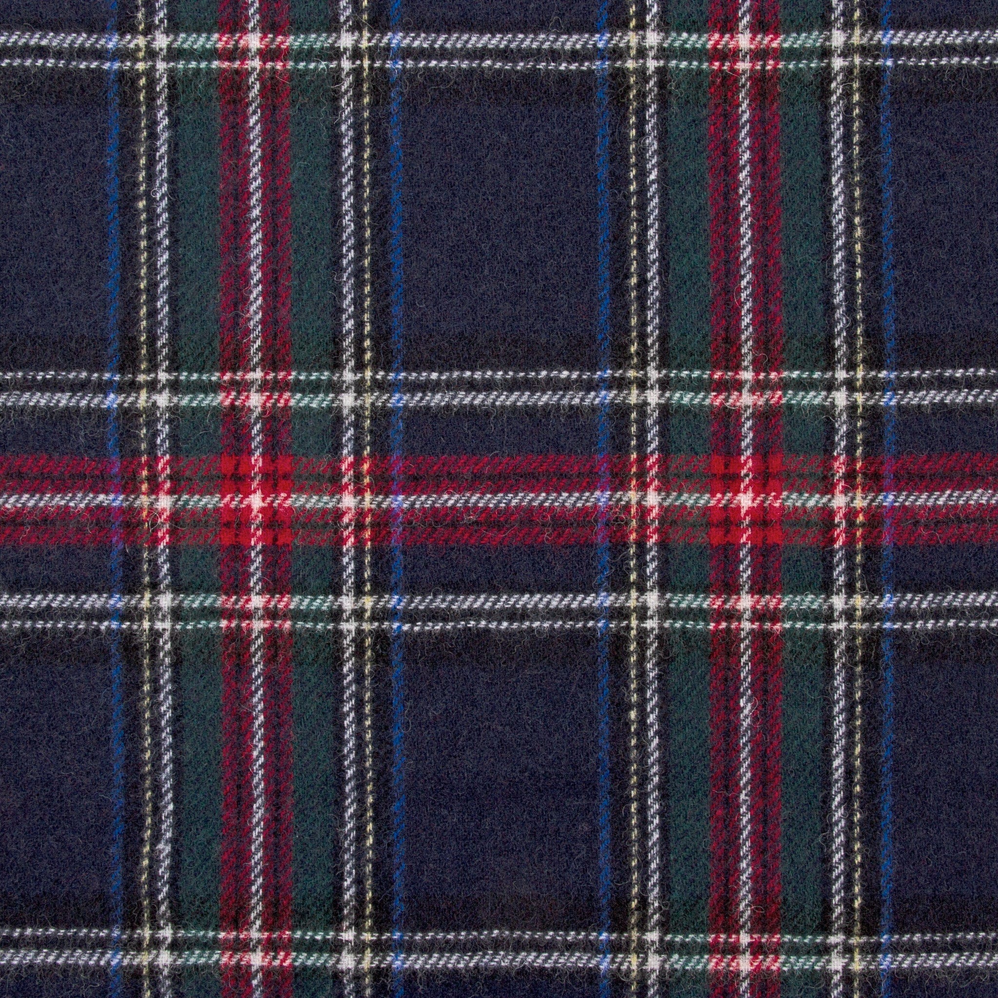 Tartan Wool Scarf - Navy - Universal Works - STAG Provisions - Accessories - Scarves
