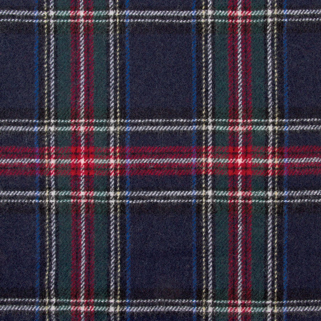 Tartan Wool Scarf - Navy - Universal Works - STAG Provisions - Accessories - Scarves