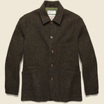 Bakers Jacket - Olive Brown Tweed - Universal Works - STAG Provisions - Outerwear - Coat / Jacket