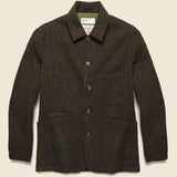 Bakers Jacket - Olive Brown Tweed - Universal Works - STAG Provisions - Outerwear - Coat / Jacket