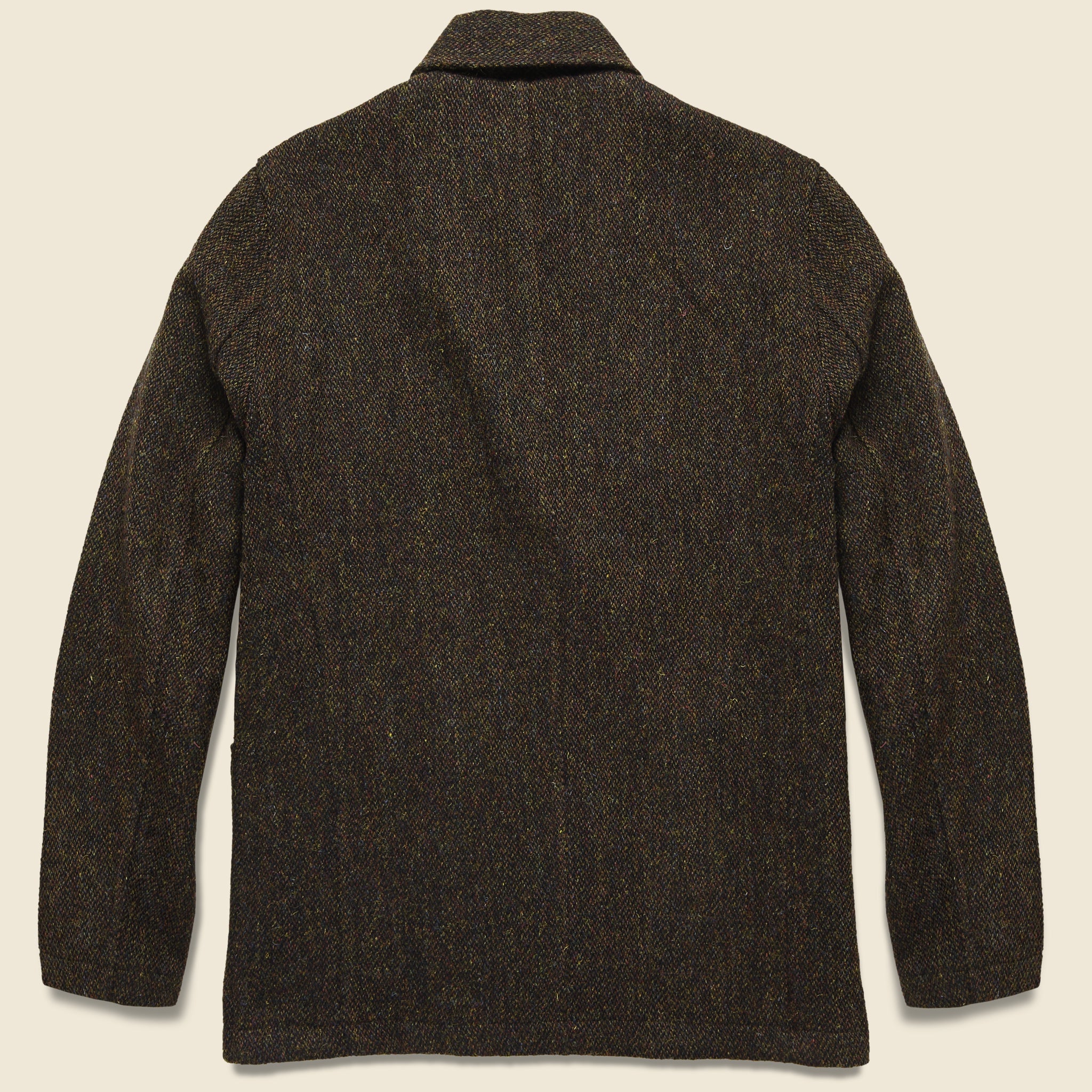 Bakers Jacket - Olive Brown Tweed - Universal Works - STAG Provisions - Outerwear - Coat / Jacket