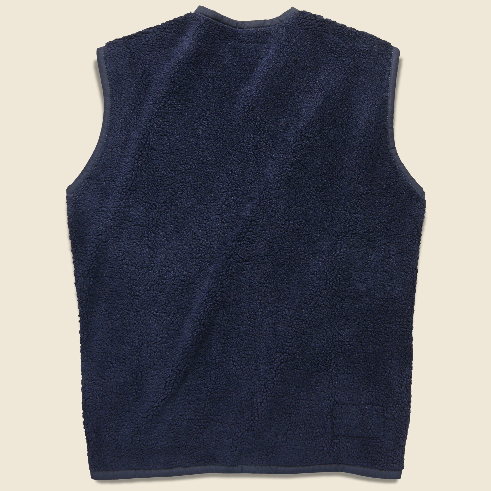 
                          Mountain Fleece Lancaster Gilet Vest - Navy - Universal Works - STAG Provisions - Outerwear - Vest
                        