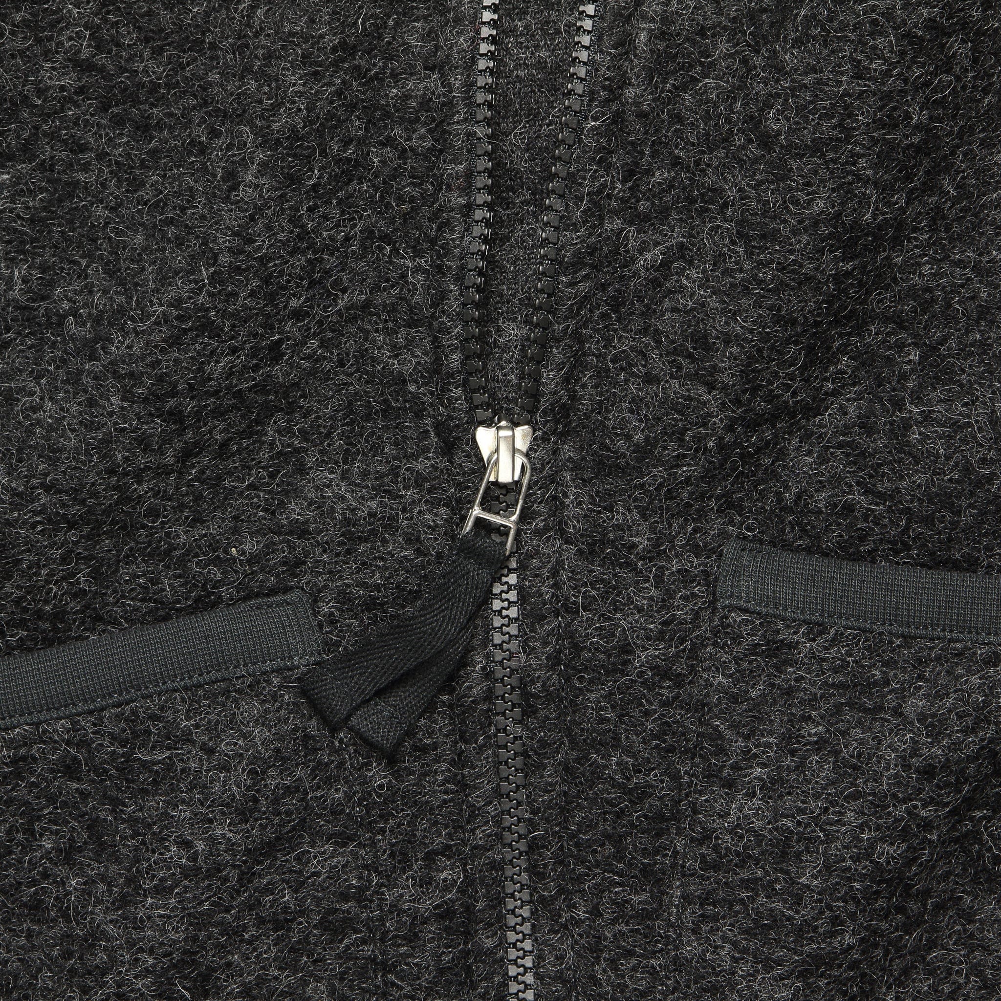 
                          Zip Fleece Waistcoat - Charcoal Wool - Universal Works - STAG Provisions - Outerwear - Vest
                        