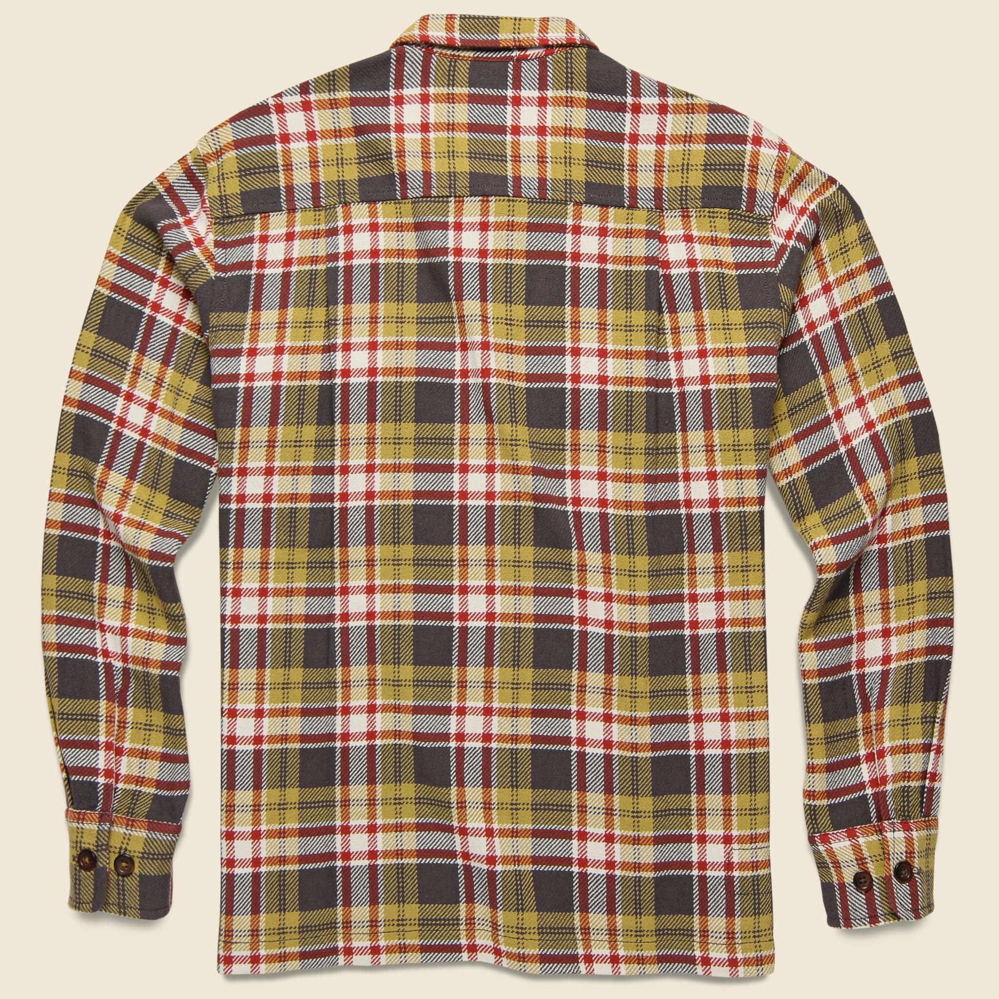 
                          Utility Shirt - Sand/Red Check - Universal Works - STAG Provisions - Tops - L/S Woven - Plaid
                        