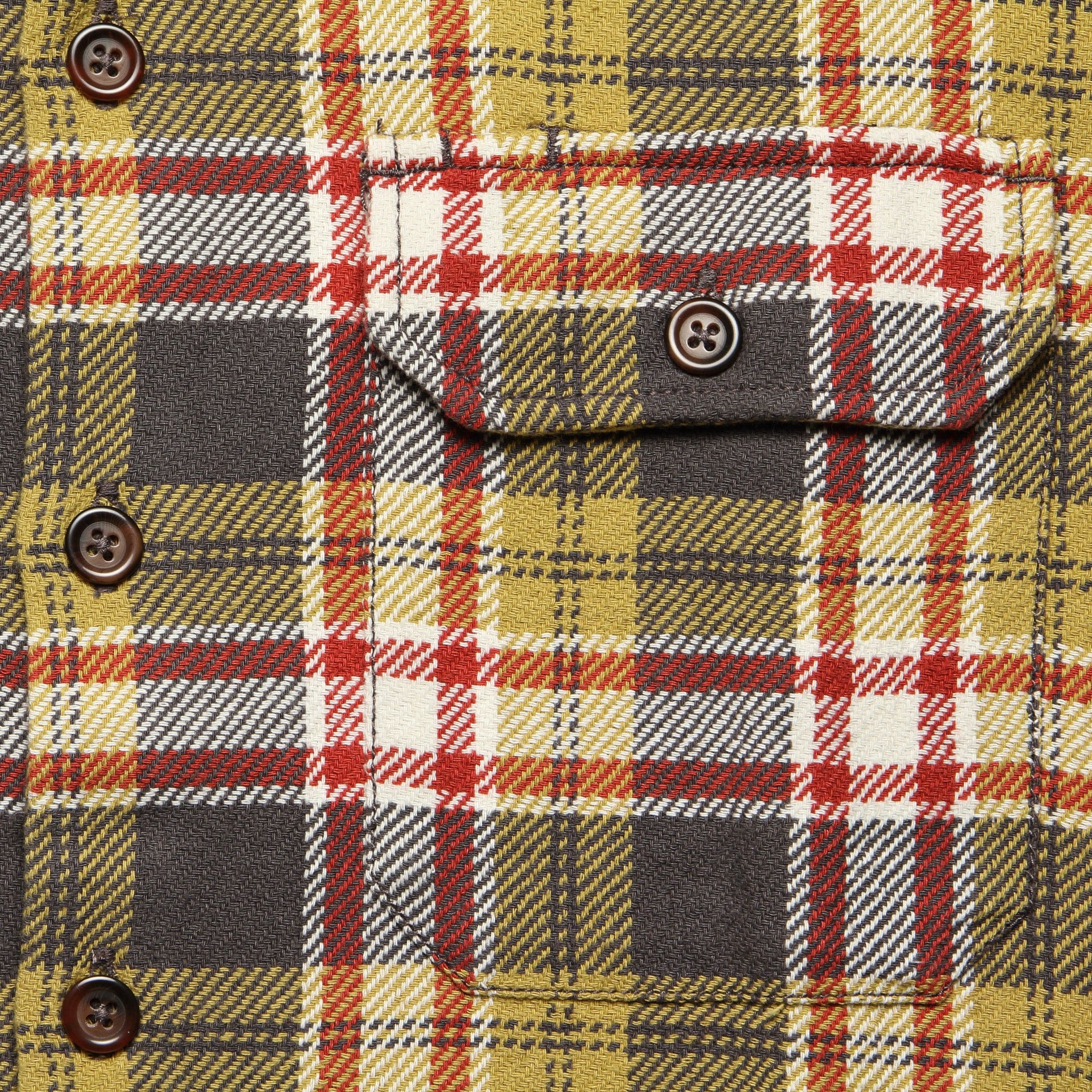 
                          Utility Shirt - Sand/Red Check - Universal Works - STAG Provisions - Tops - L/S Woven - Plaid
                        