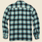 Utility Shirt - Turquoise Check - Universal Works - STAG Provisions - Tops - L/S Woven - Plaid