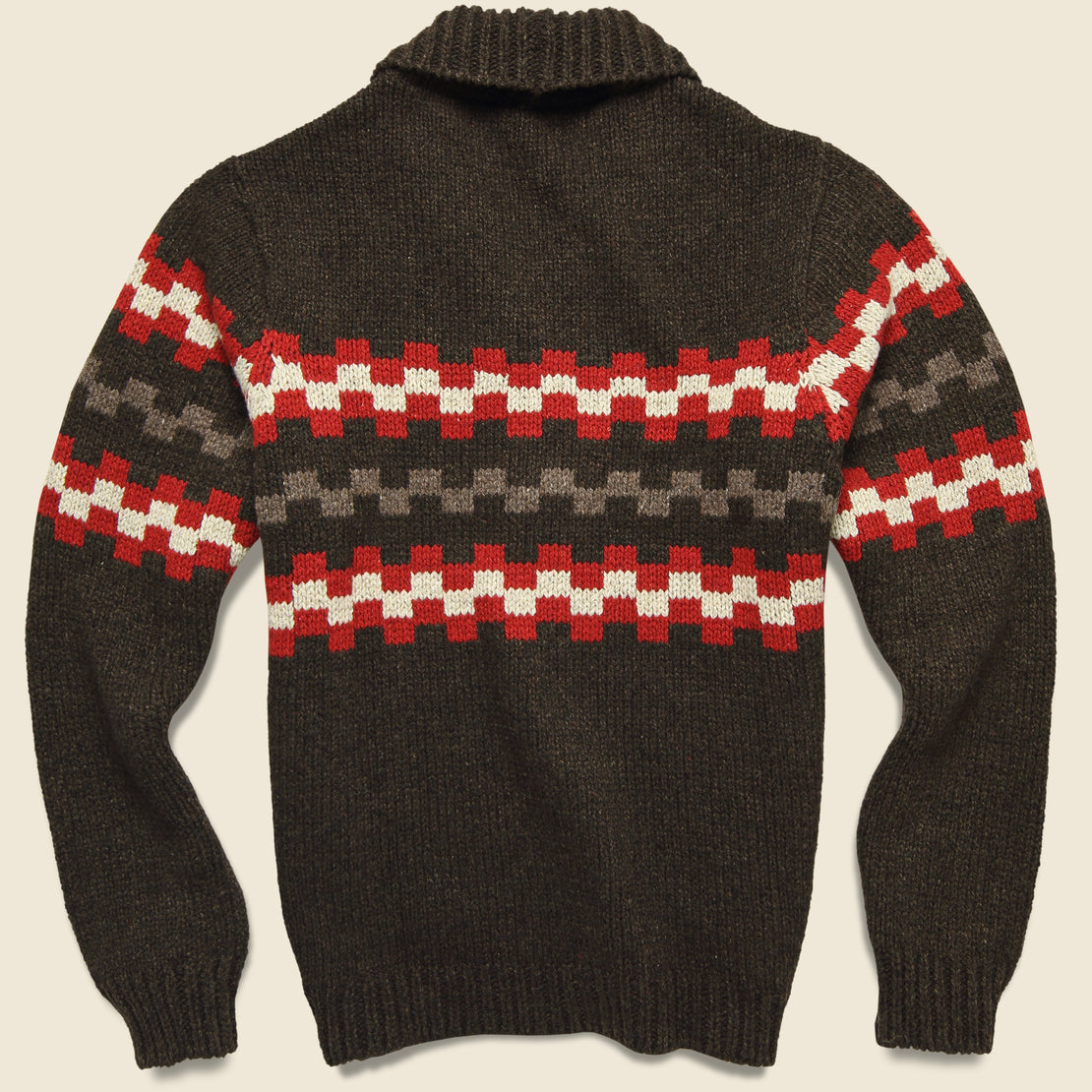 New Mexico Wool Sweater - Chocolate