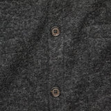 Wool Fleece Cardigan - Charcoal - Universal Works - STAG Provisions - Tops - Sweater