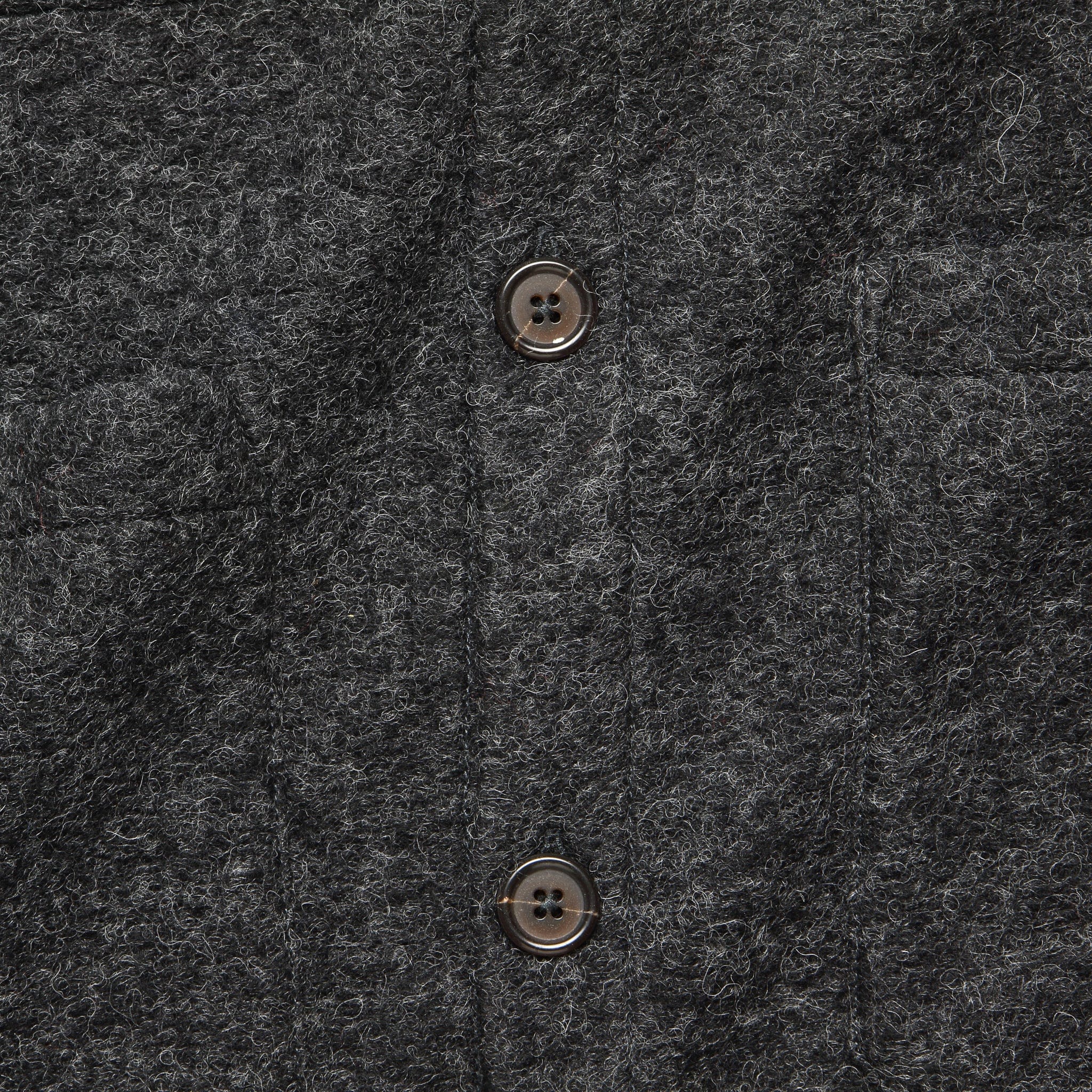Wool Fleece Cardigan - Charcoal - Universal Works - STAG Provisions - Tops - Sweater