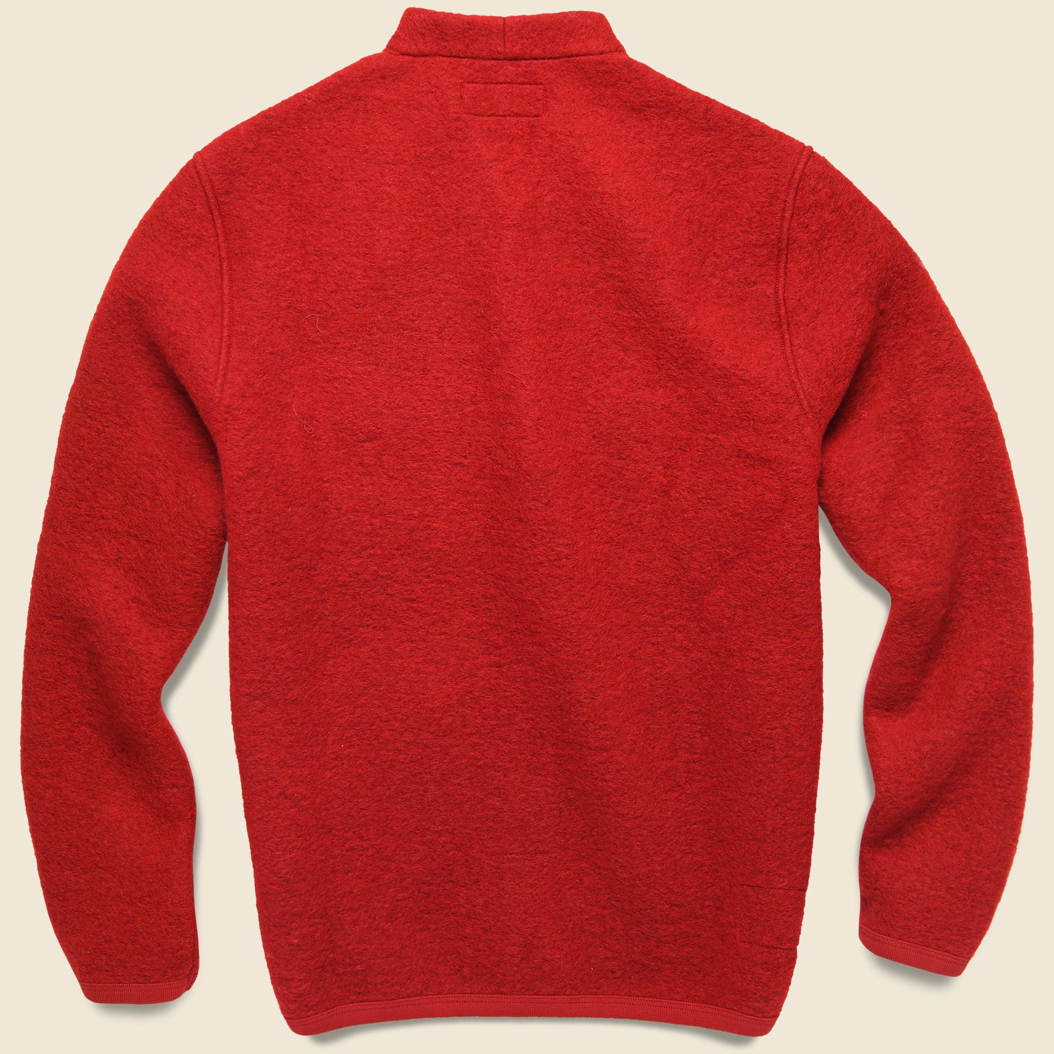 
                          Wool Fleece Cardigan - Red - Universal Works - STAG Provisions - Tops - Sweater
                        