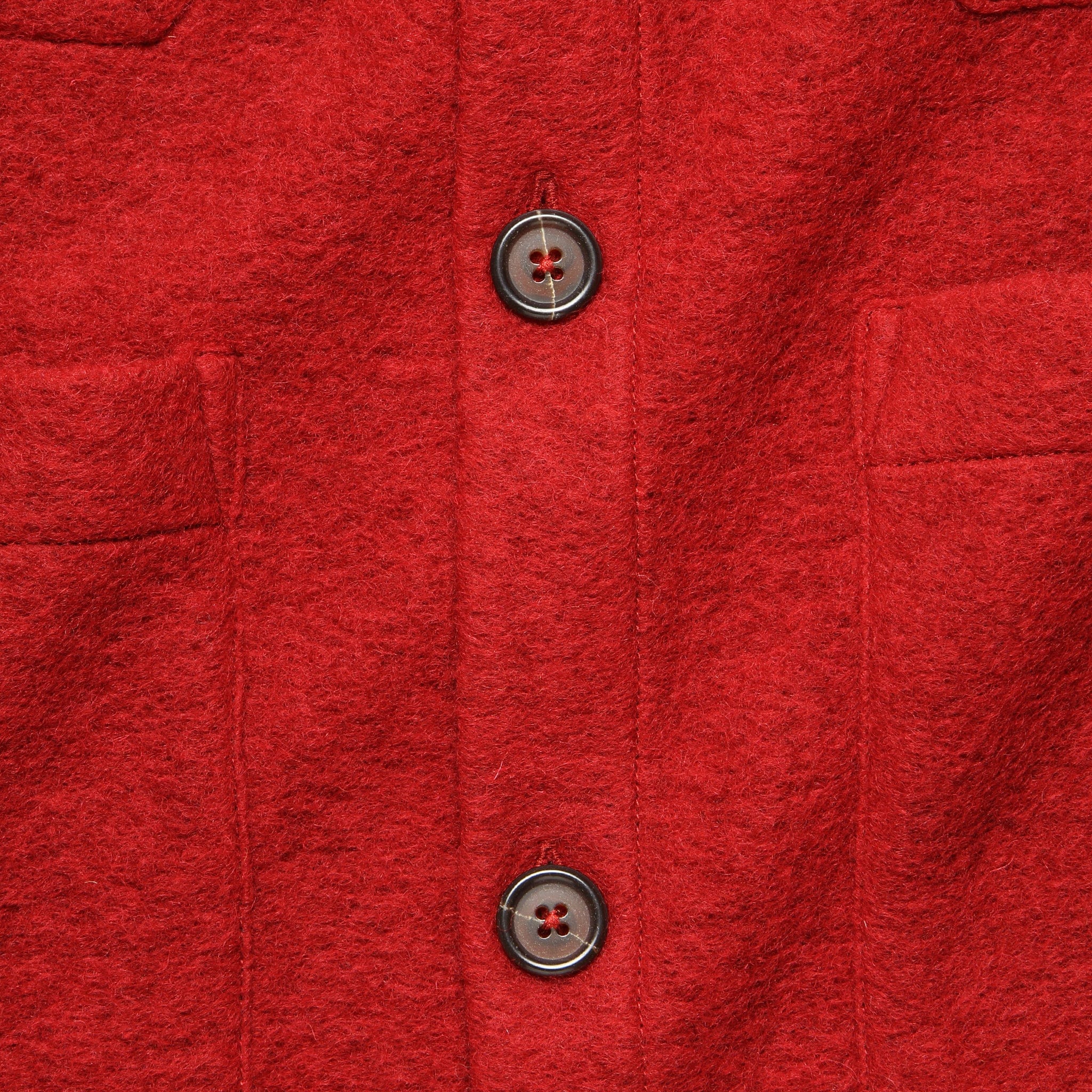 
                          Wool Fleece Cardigan - Red - Universal Works - STAG Provisions - Tops - Sweater
                        