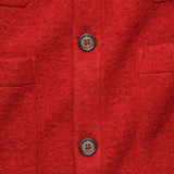 Wool Fleece Cardigan - Red - Universal Works - STAG Provisions - Tops - Sweater