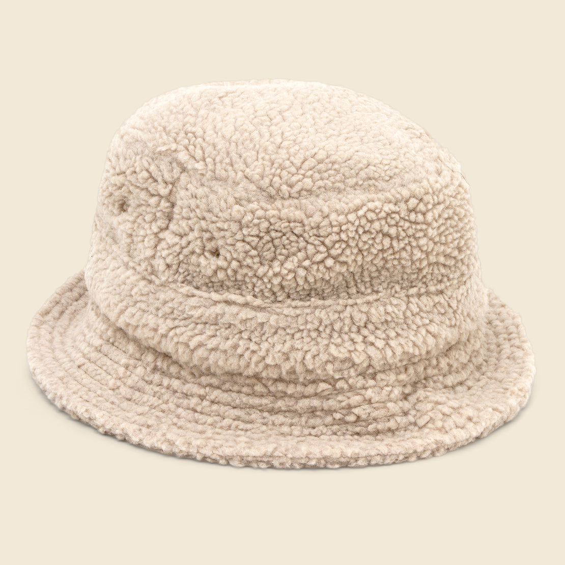 Universal Works Recycled Fur Bucket Hat - Light Sand