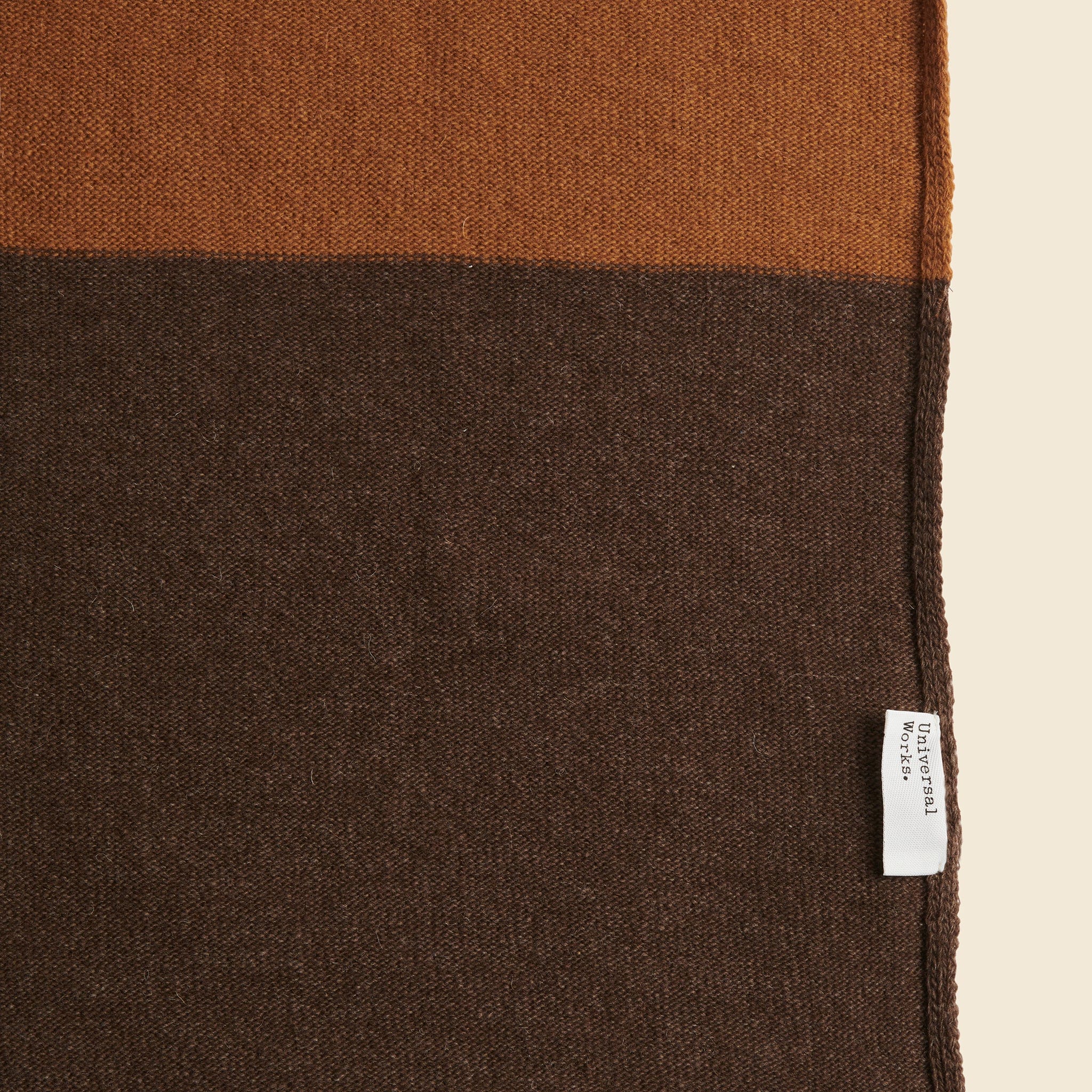 Stripe Scarf - Sand/Light Brown - Universal Works - STAG Provisions - Accessories - Scarves