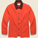 Bakers Chore Jacket - Red Tek Wax - Universal Works - STAG Provisions - Outerwear - Coat / Jacket