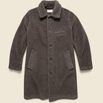 Rocket Fleece Short Overcoat - Brown - Universal Works - STAG Provisions - Outerwear - Coat / Jacket