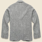Harris Tweed Bakers Jacket - Grey Herringbone - Universal Works - STAG Provisions - Outerwear - Coat / Jacket