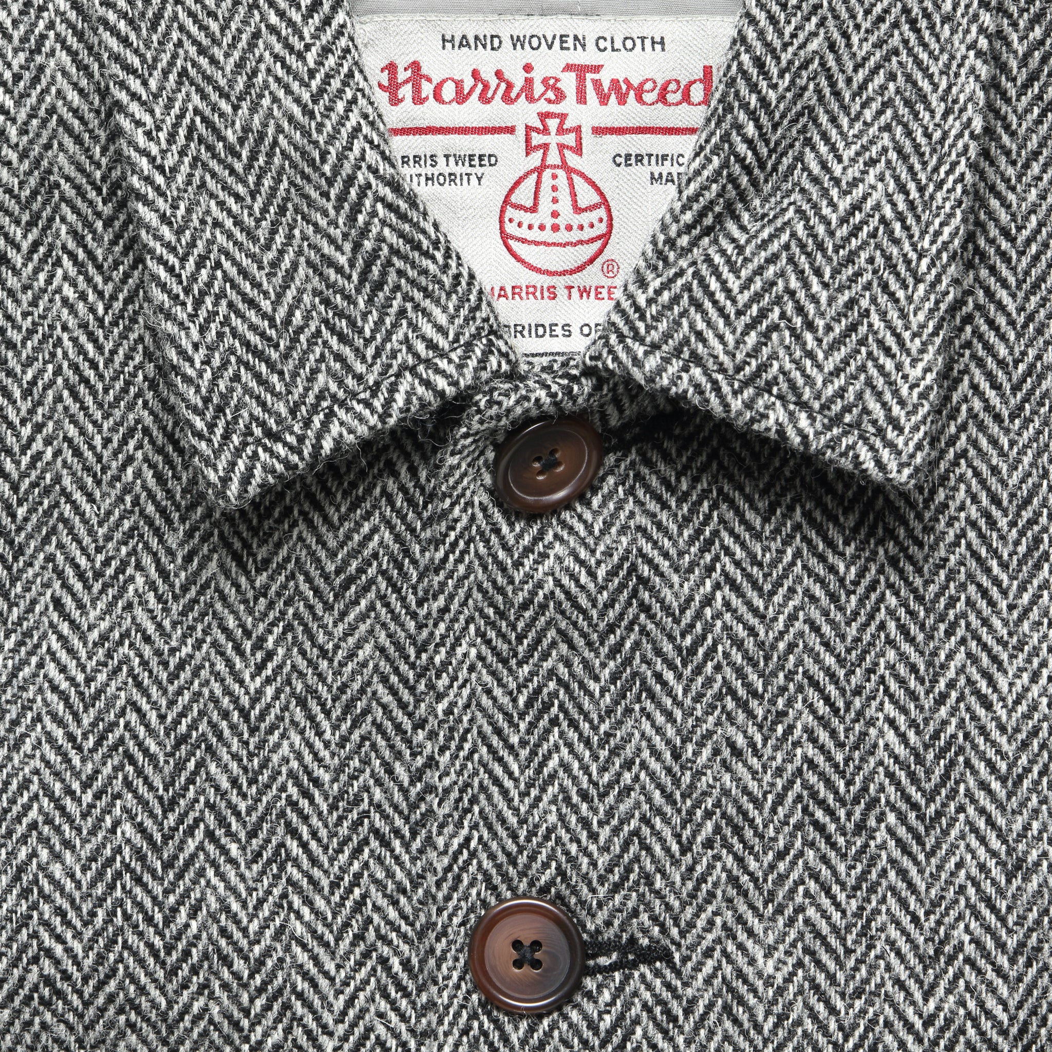 
                          Harris Tweed Bakers Jacket - Grey Herringbone - Universal Works - STAG Provisions - Outerwear - Coat / Jacket
                        