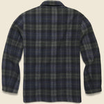 Simple Wool Bakers Jacket - Charcoal Check - Universal Works - STAG Provisions - Outerwear - Coat / Jacket