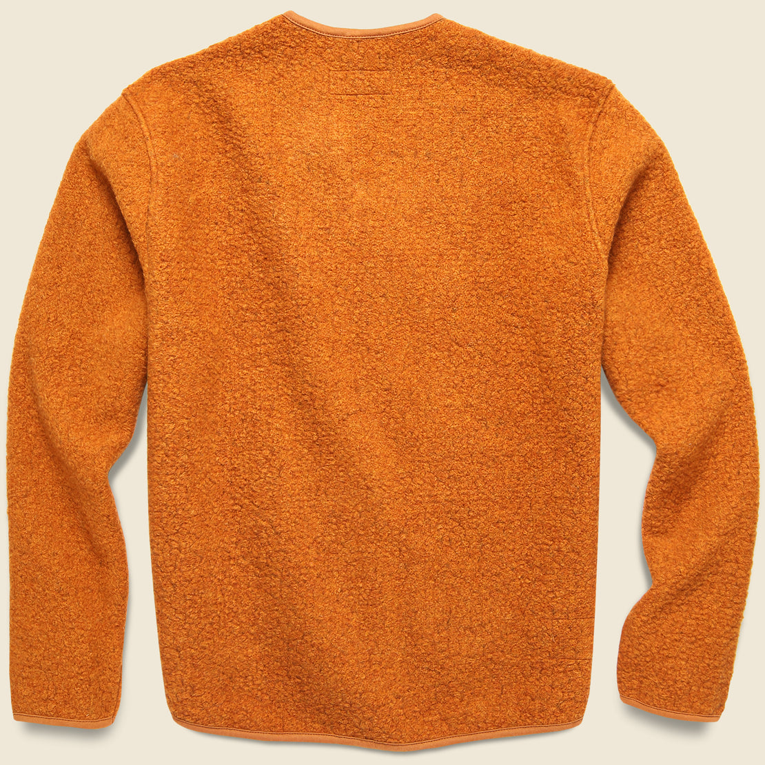 Tibet Fleece Zip Liner Jacket - Orange - Universal Works - STAG Provisions - Outerwear - Coat / Jacket