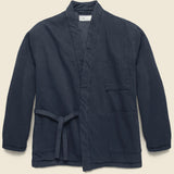 Quilted Canvas Kyoto Work Jacket - Deep Blue - Universal Works - STAG Provisions - Tops - L/S Woven - Overshirt