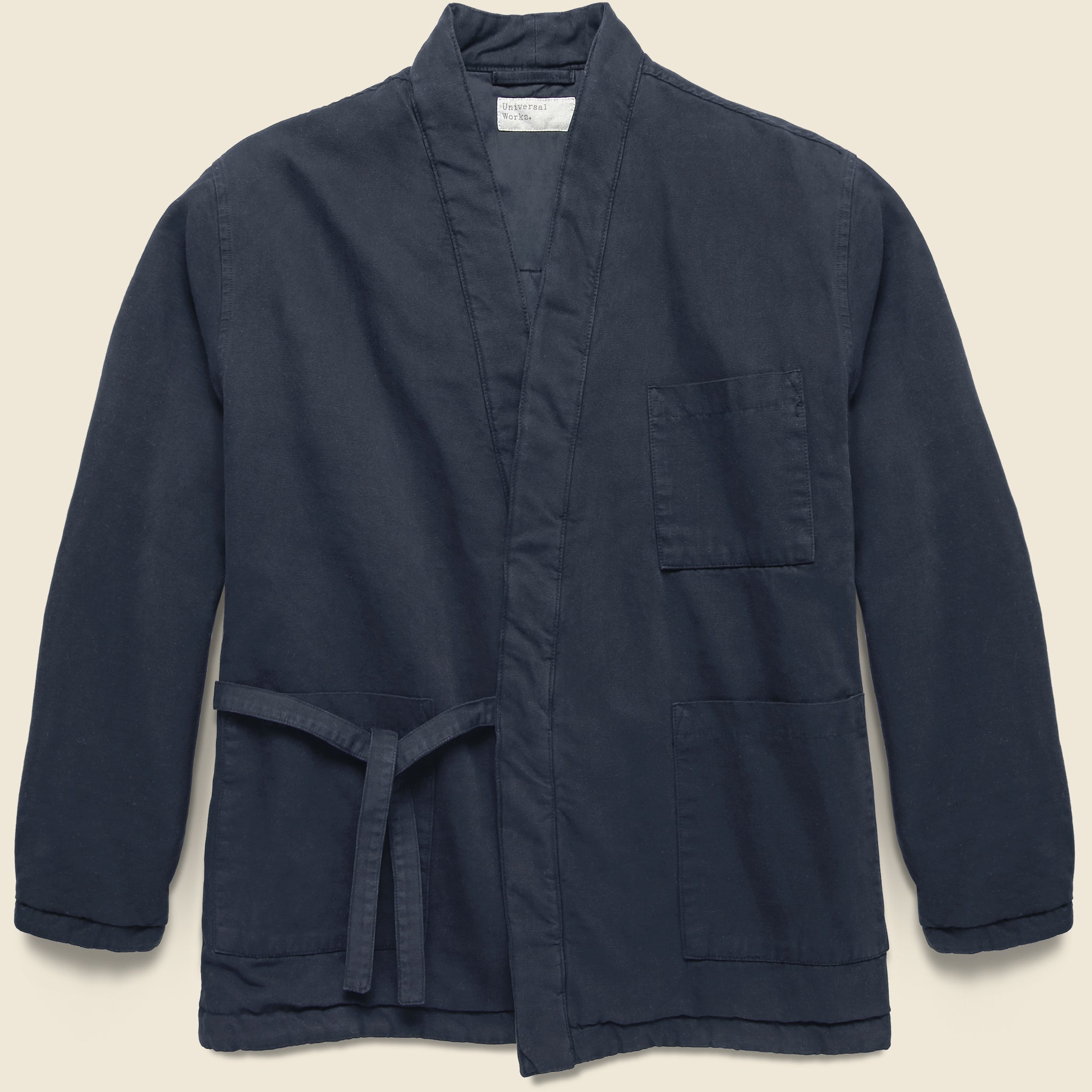 Quilted Canvas Kyoto Work Jacket - Deep Blue - Universal Works - STAG Provisions - Tops - L/S Woven - Overshirt