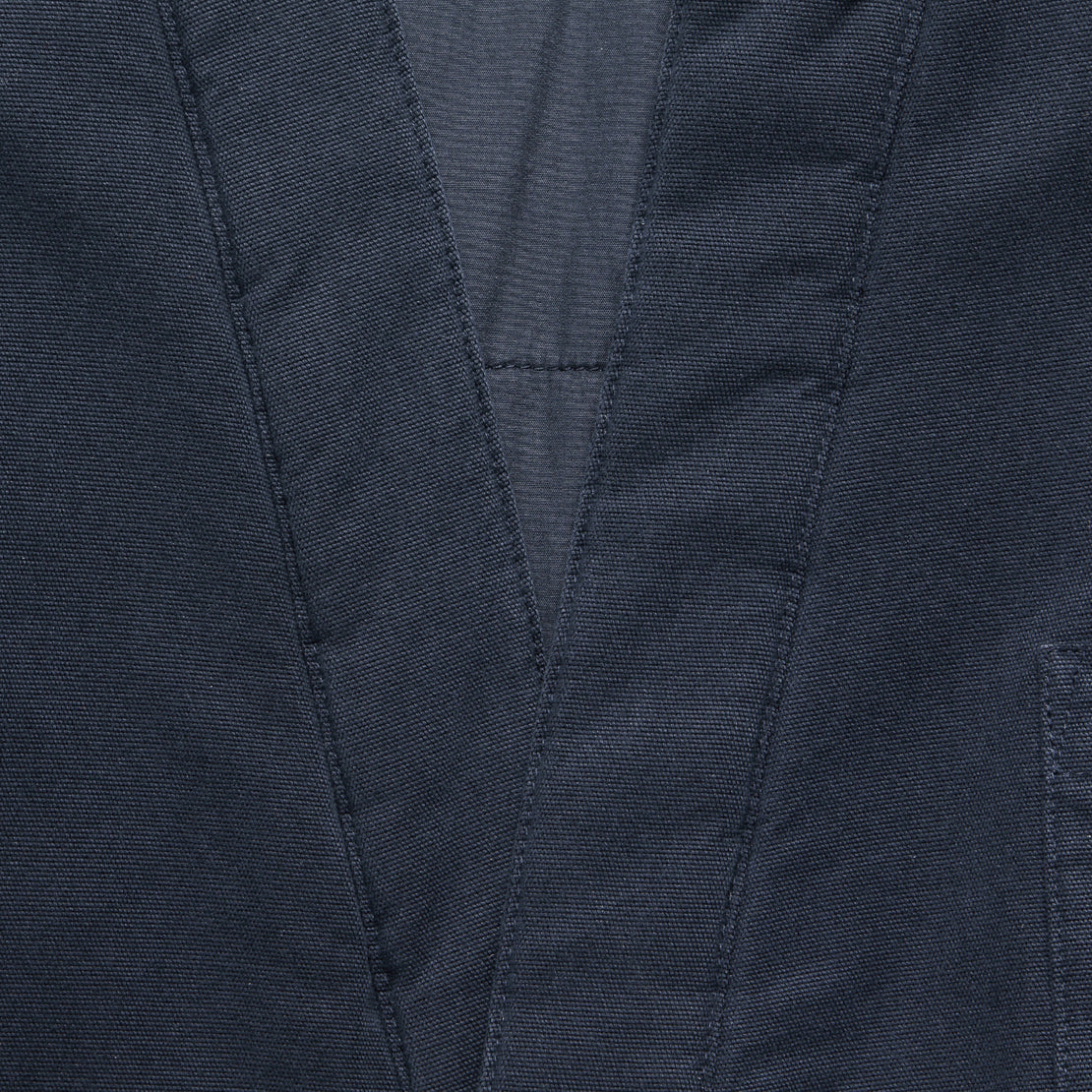 Quilted Canvas Kyoto Work Jacket - Deep Blue