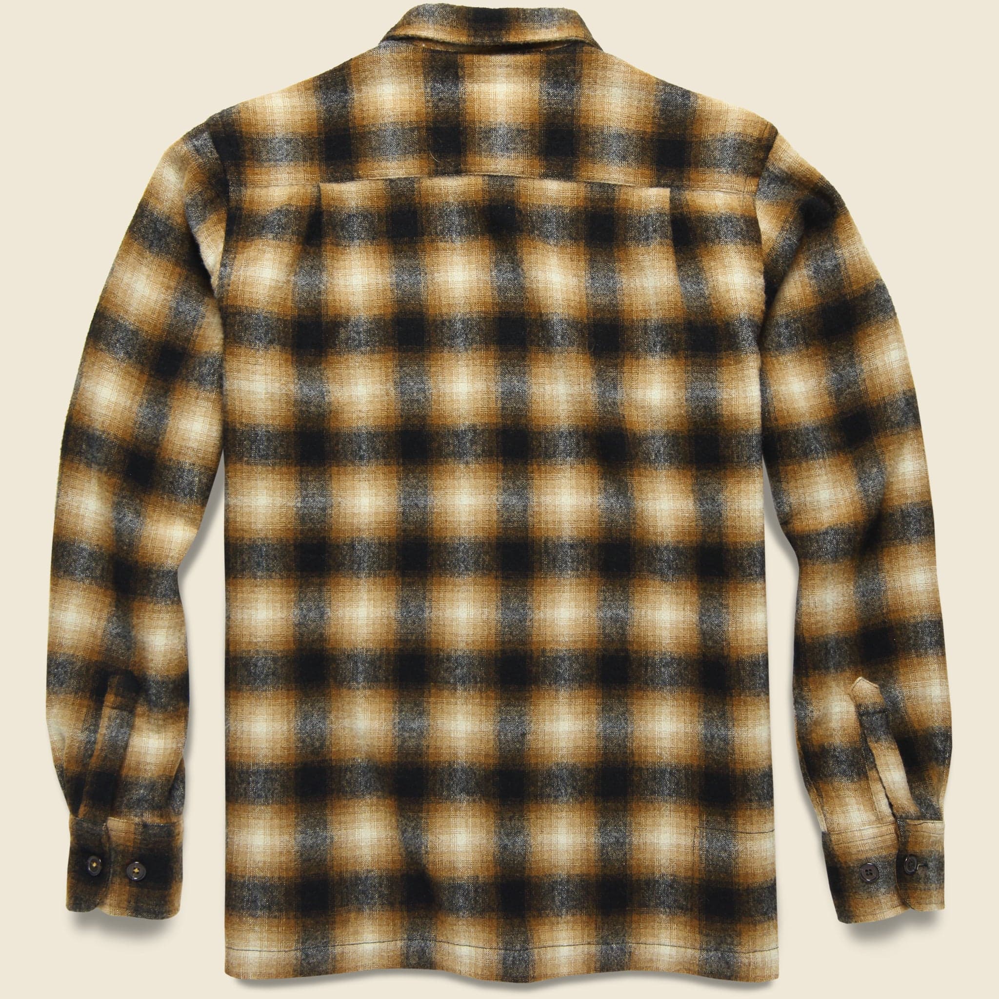 
                          Texas Wool Plaid Utility Shirt - Brown Check - Universal Works - STAG Provisions - Tops - L/S Woven - Plaid
                        