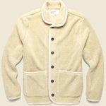 Lancaster Jacket - Ecru Mountain Fleece - Universal Works - STAG Provisions - Outerwear - Coat / Jacket