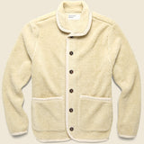 Lancaster Jacket - Ecru Mountain Fleece - Universal Works - STAG Provisions - Outerwear - Coat / Jacket