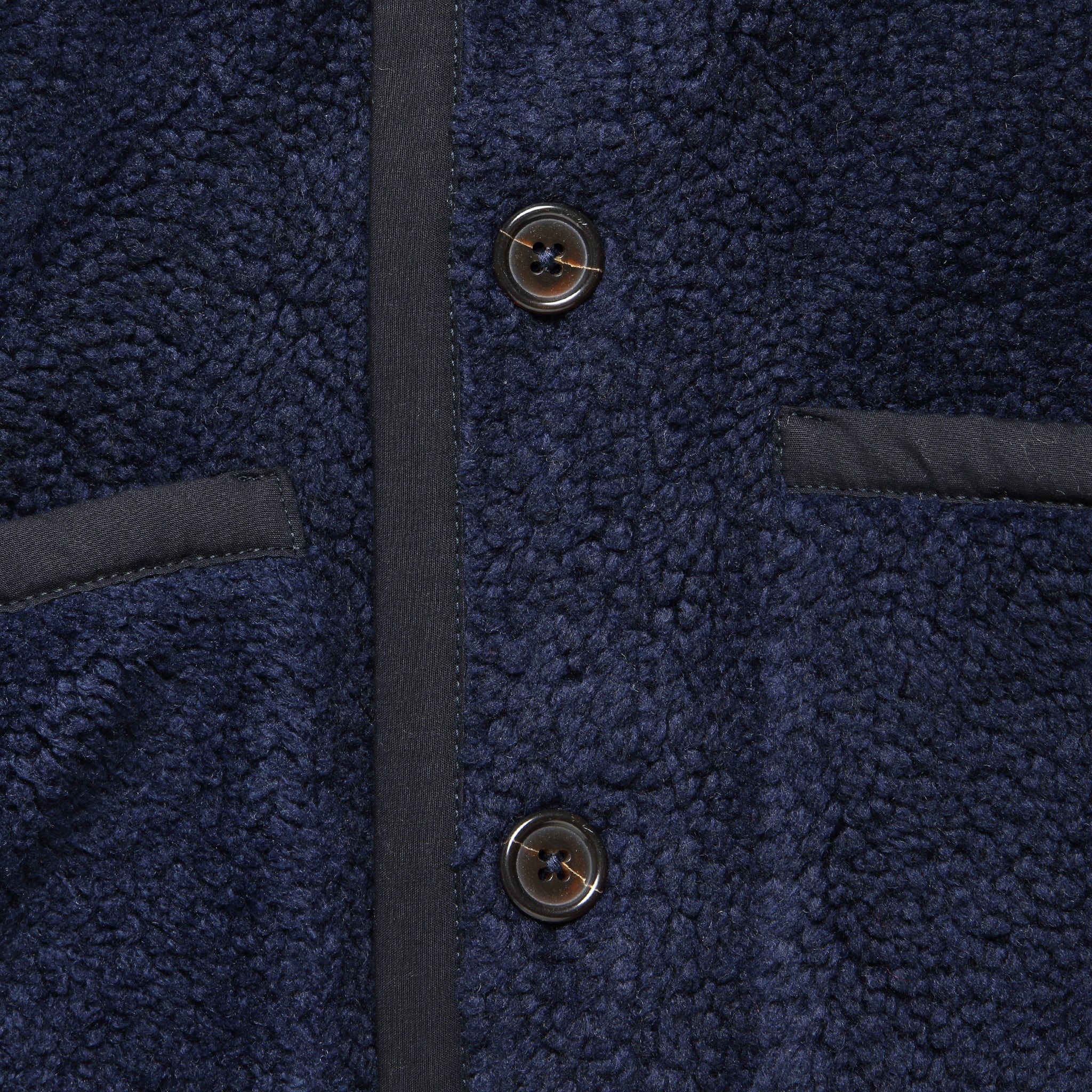 
                          Lancaster Jacket - Navy Mountain Fleece - Universal Works - STAG Provisions - Outerwear - Coat / Jacket
                        