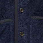 Lancaster Jacket - Navy Mountain Fleece - Universal Works - STAG Provisions - Outerwear - Coat / Jacket