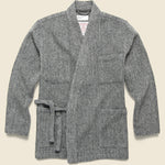 Kyoto Work Jacket - Grey Herrinbone Harris Tweed - Universal Works - STAG Provisions - Outerwear - Coat / Jacket