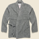 Kyoto Work Jacket - Grey Herrinbone Harris Tweed - Universal Works - STAG Provisions - Outerwear - Coat / Jacket