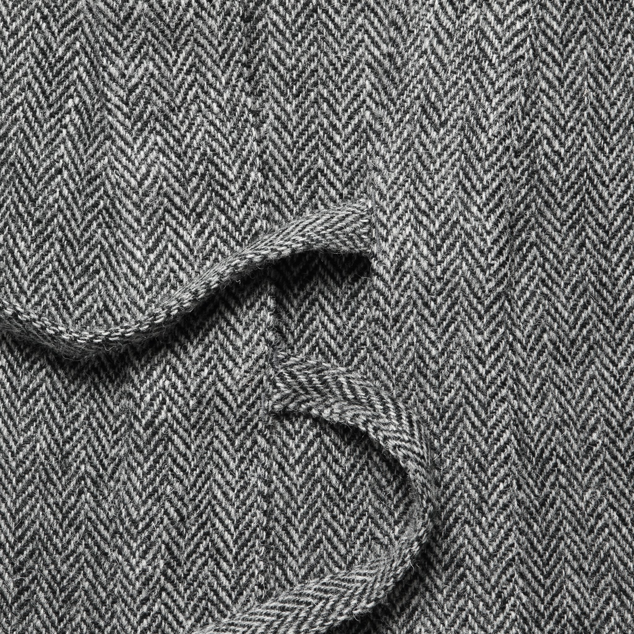 Kyoto Work Jacket - Grey Herrinbone Harris Tweed - Universal Works - STAG Provisions - Outerwear - Coat / Jacket