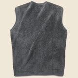 Lancaster Gilet Vest - Grey Mountain Fleece - Universal Works - STAG Provisions - Outerwear - Vest