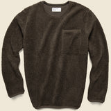 Lancaster Crewneck - Brown Mountain Fleece - Universal Works - STAG Provisions - Tops - Fleece / Sweatshirt
