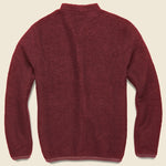 Wool Fleece Cardigan - Berry - Universal Works - STAG Provisions - Tops - Sweater