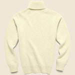 Roll Neck Sweater - Ecru Wool - Universal Works - STAG Provisions - Tops - Sweater