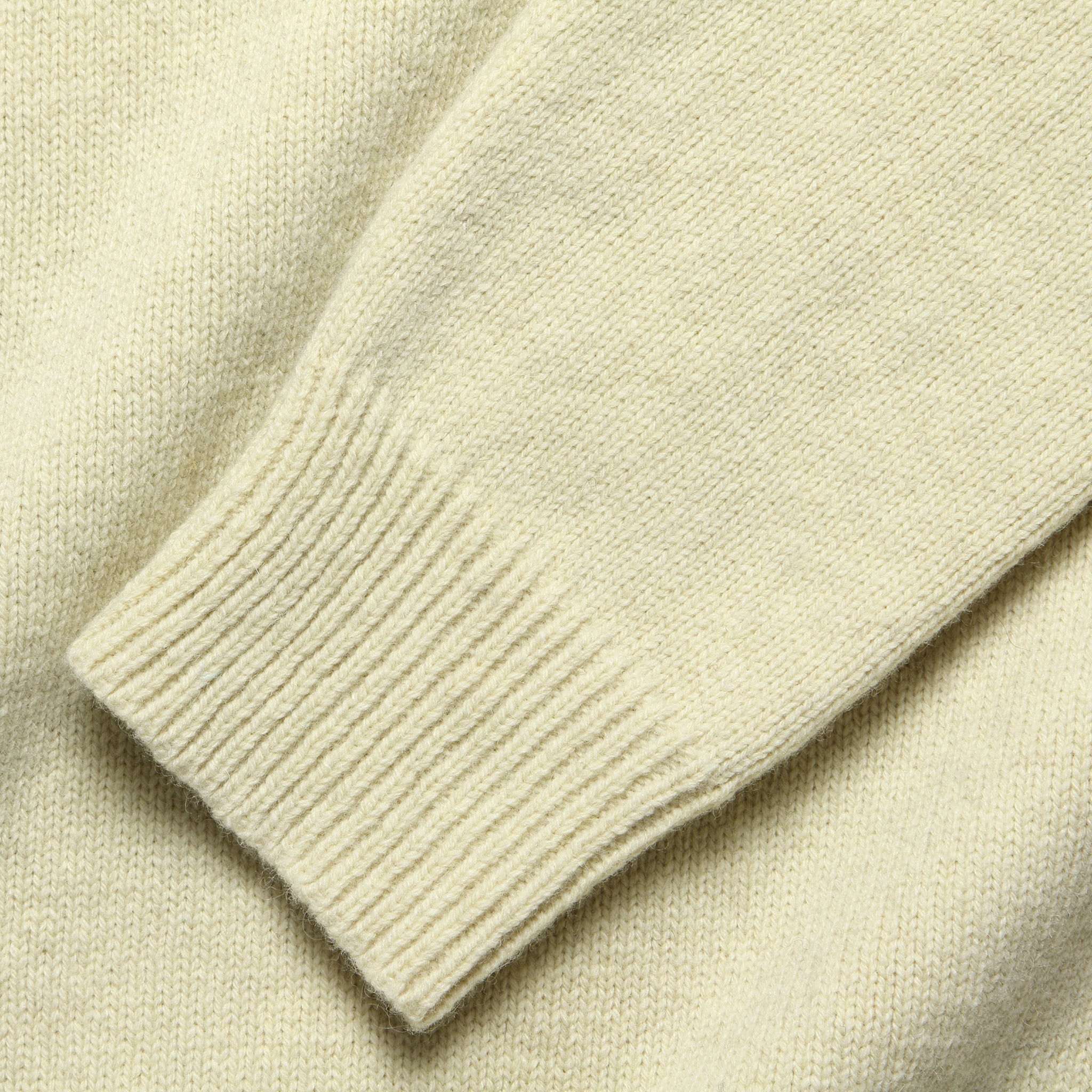 Roll Neck Sweater - Ecru Wool - Universal Works - STAG Provisions - Tops - Sweater