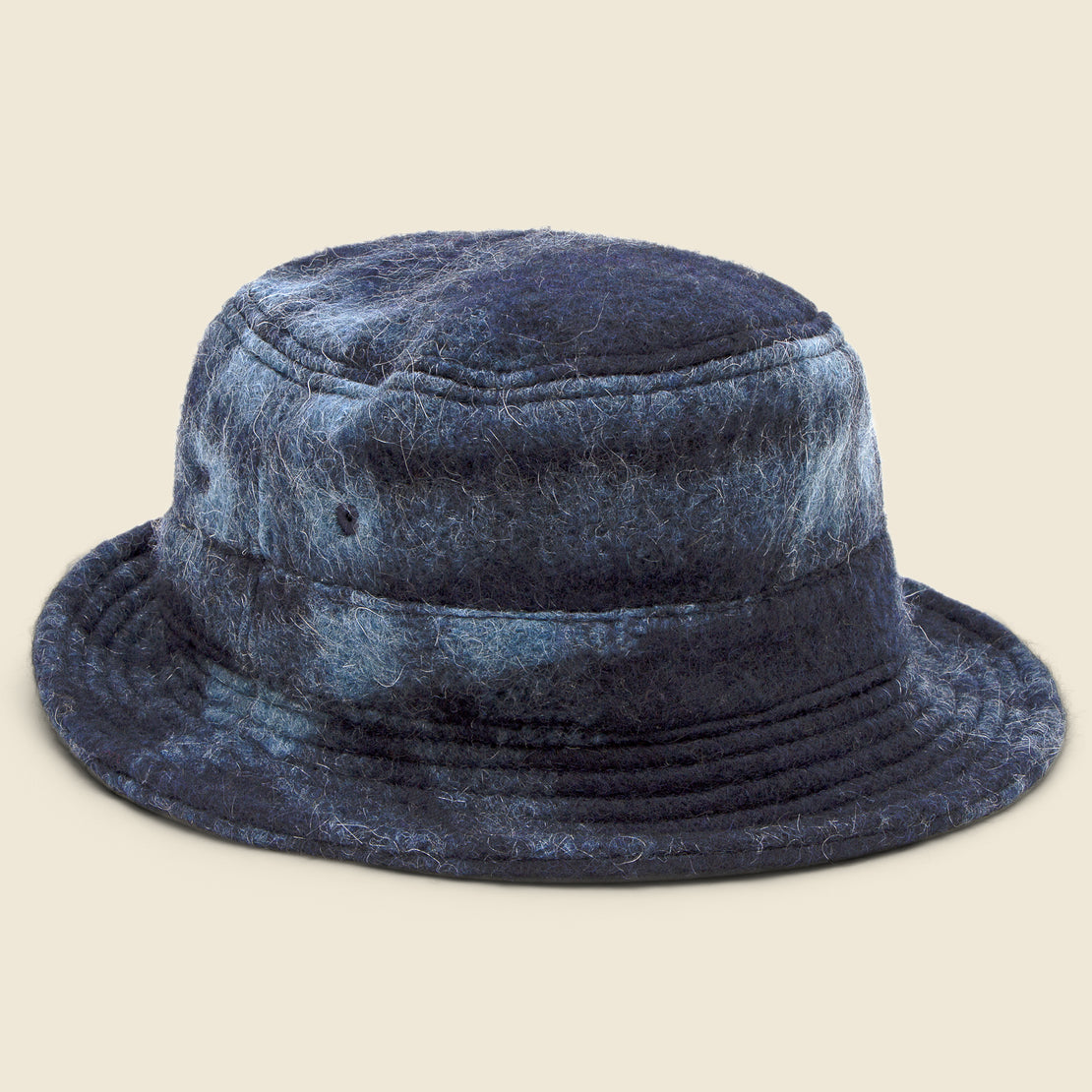 Universal Works Wool Fleece Bucket Hat - Navy