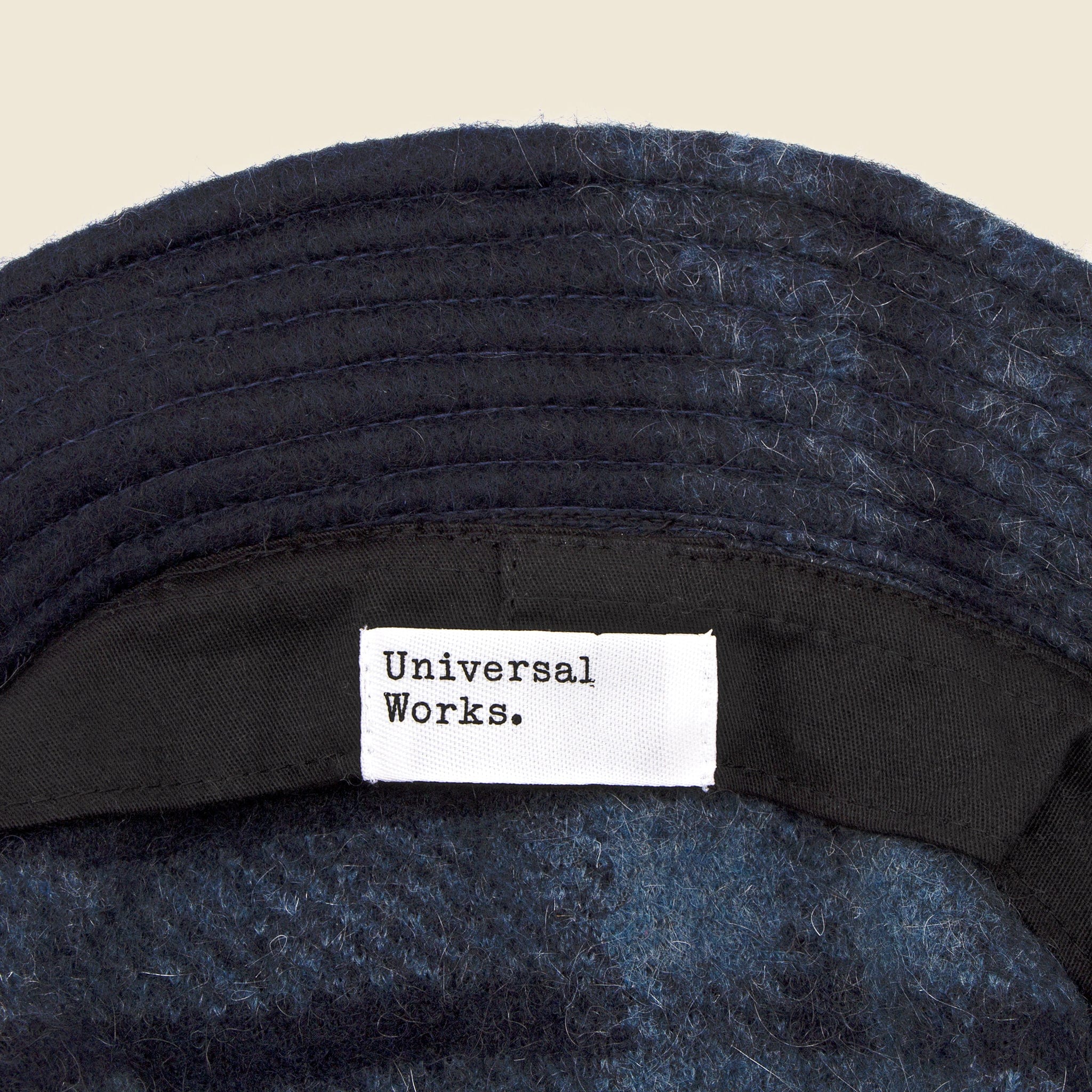 
                          Wool Fleece Bucket Hat - Navy - Universal Works - STAG Provisions - Accessories - Hats
                        