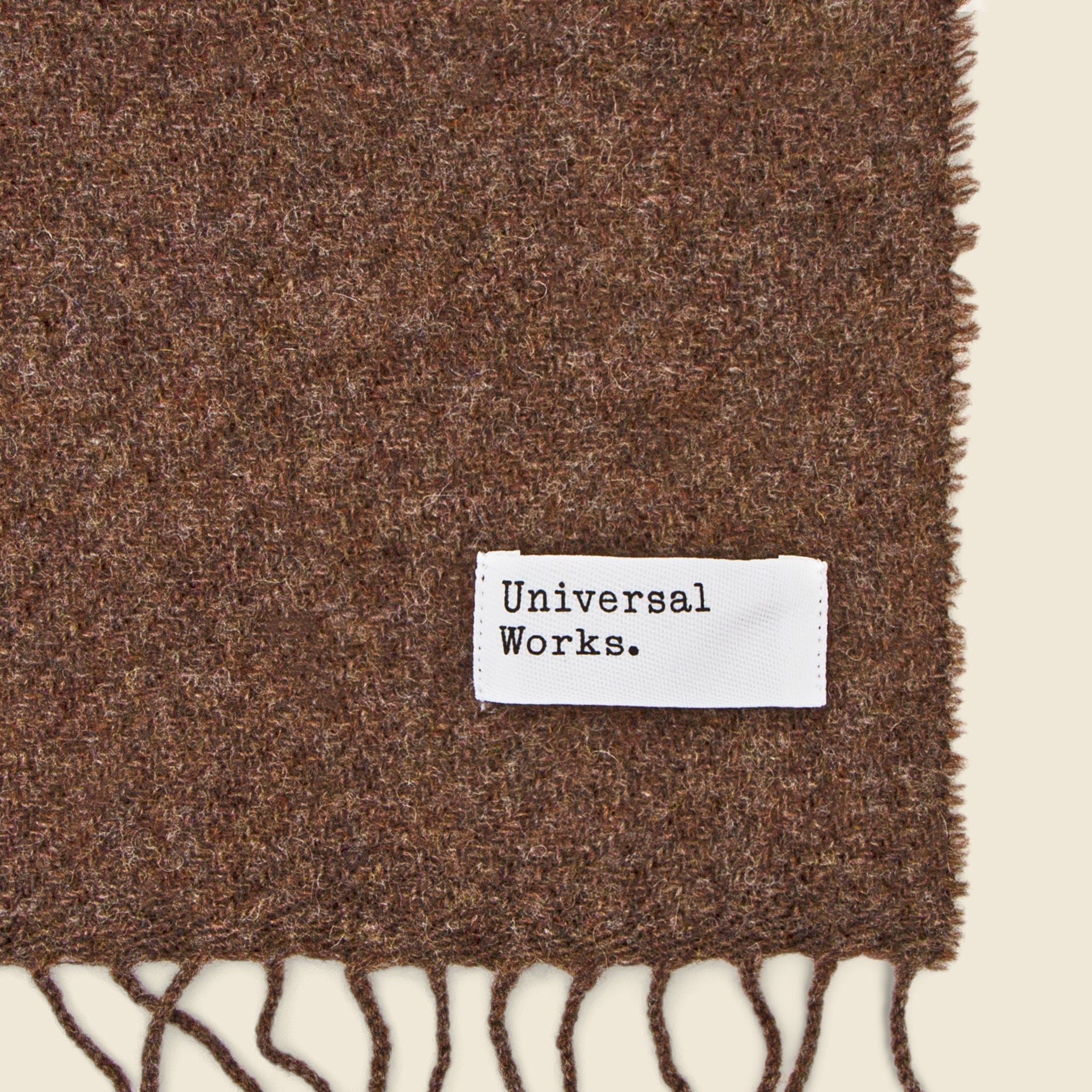 
                          Wool Scarf - Brown - Universal Works - STAG Provisions - Accessories - Scarves
                        