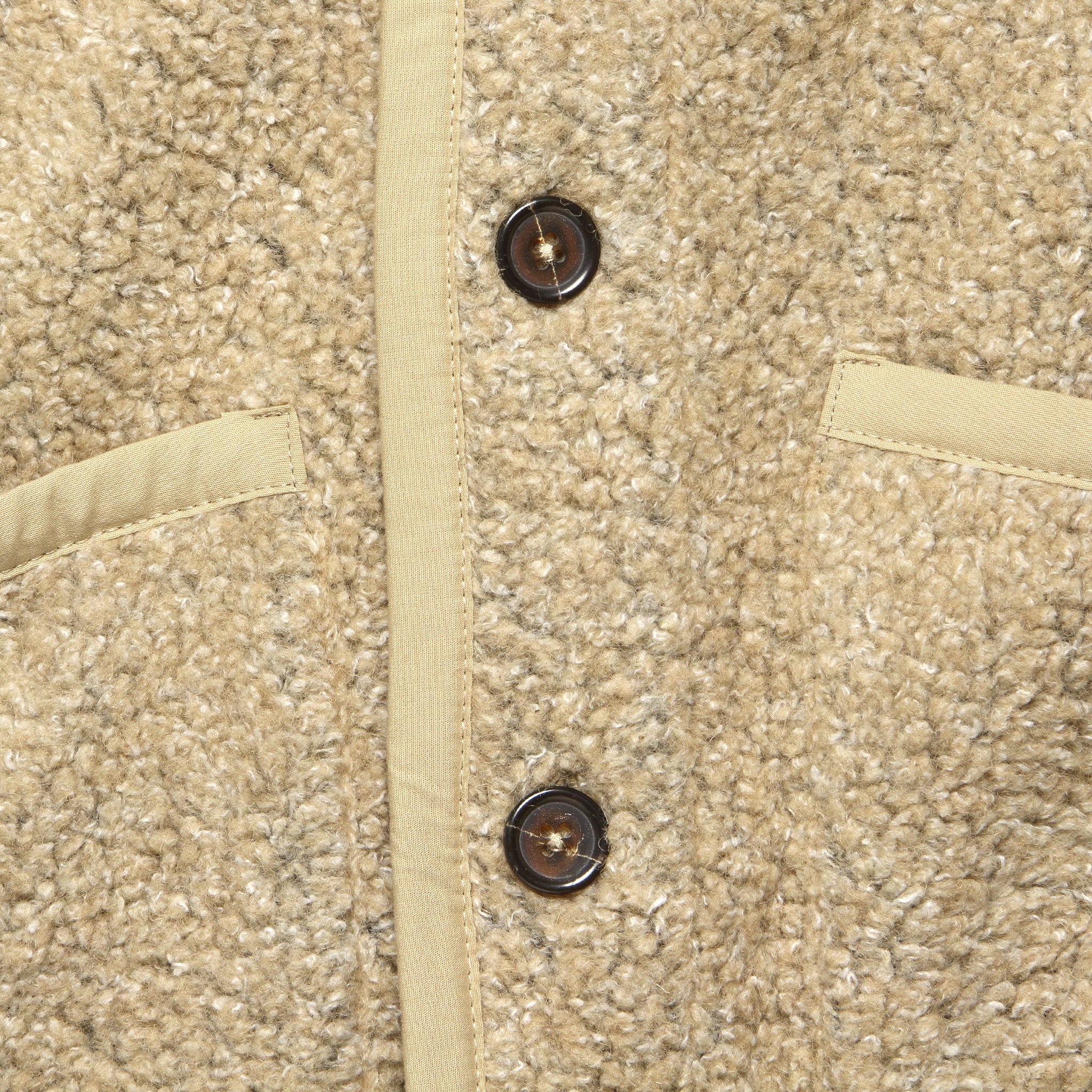 Lancaster Jacket - Stone Shakespeare Fleece - Universal Works - STAG Provisions - Outerwear - Coat / Jacket