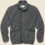 Lancaster Jacket - Charcoal Shakespeare Fleece - Universal Works - STAG Provisions - Outerwear - Coat / Jacket