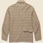 Bakers Chore Jacket - Stone Houndstooth Check - Universal Works - STAG Provisions - Outerwear - Coat / Jacket