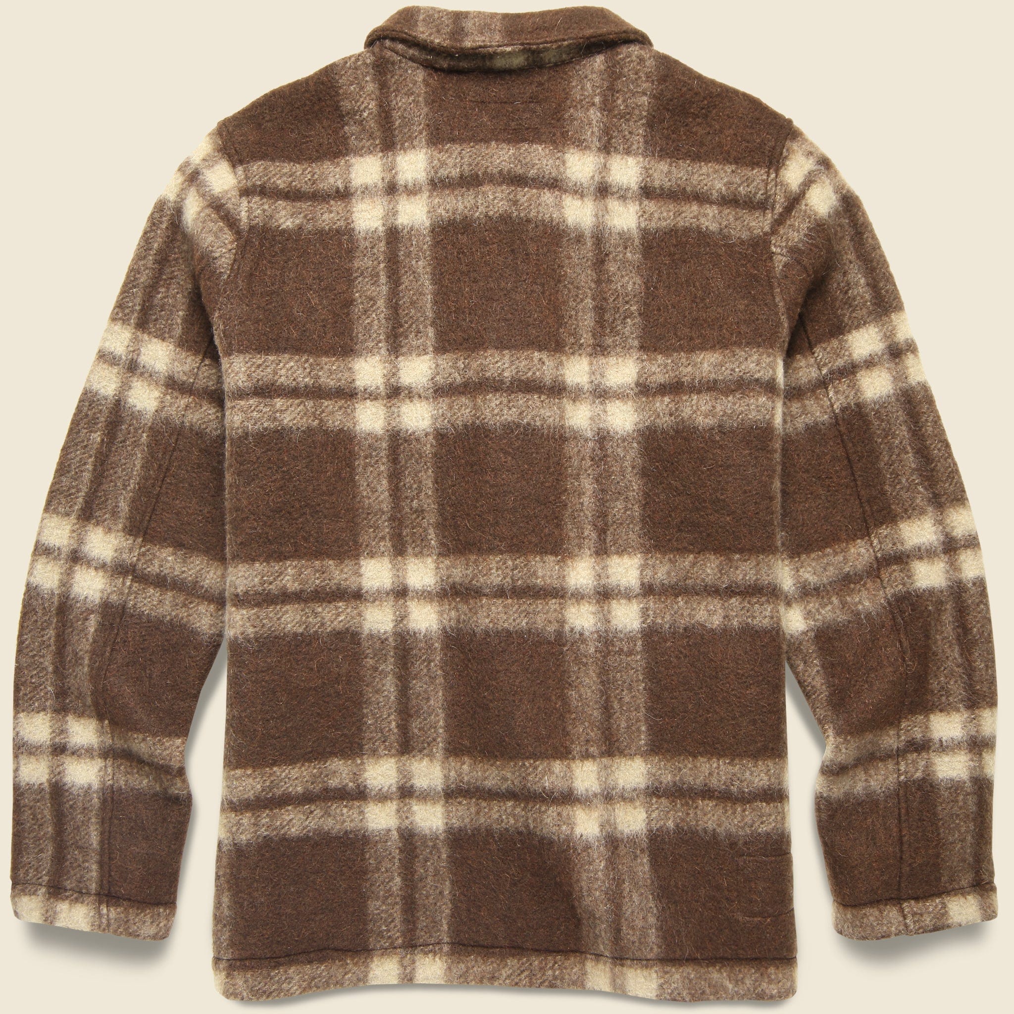 
                          Soft Wool Field Jacket - Brown Plaid - Universal Works - STAG Provisions - Outerwear - Coat / Jacket
                        