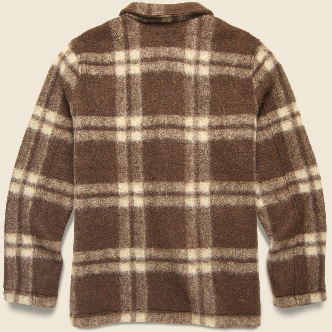 Soft Wool Field Jacket - Brown Plaid - Universal Works - STAG Provisions - Outerwear - Coat / Jacket